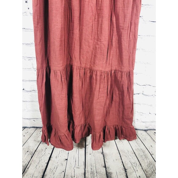 Universal Thread Mauve Ruffle Midi Dress - Picture 3 of 8